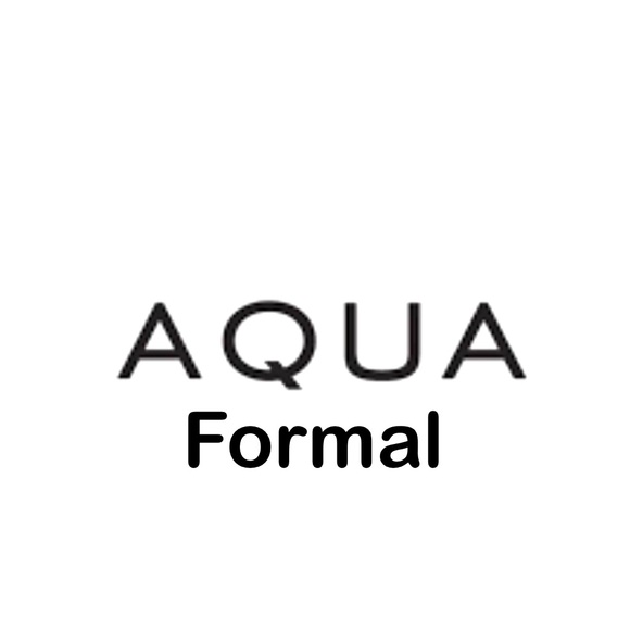 AQUA FOMAL DRESSES - Picture 1 of 1
